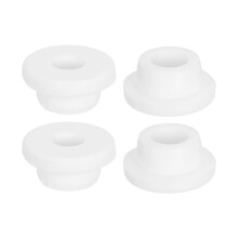 4Pcs Rubber Grommets 22mm Drill Hole, 13mm ID Hole Top Hat Grommet White Silicone Rubber Hole Plug Gasket for Wiring, Automotive