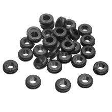 60Pcs Rubber Grommets 5/16 ID, 3/4 Drill Hole, Firewall Grommet Automotive Rubber Hole Eyelet Ring Gasket for Wire Cable Hose Protection, Metal Electr