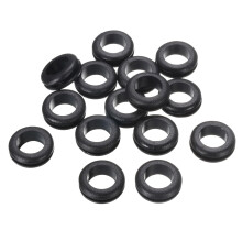 15Pcs Rubber Grommets 5/8 ID, 13/16 Drill Hole, Firewall Grommet Automotive Rubber Hole Eyelet Ring Gasket for Wire Cable Hose Protection, Metal Elect