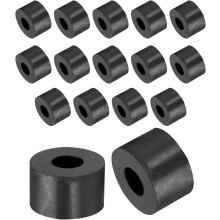 16 Pcs Rubber Spacers 25mm OD x 10mm ID x 15mm Height Round Anti Vibration Spacer Rubber Bushing Grommets