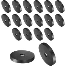 16 Pcs Rubber Spacers 70mm OD x 12mm ID x 10mm Height Round Anti Vibration Spacer Rubber Bushing Grommets