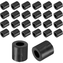 48 Pcs Rubber Spacers 20mm OD x 10mm ID x 20mm Height Round Anti Vibration Spacer Rubber Bushing Grommets Thick Rubber Washers
