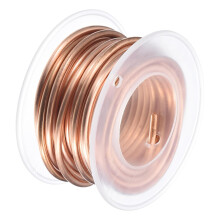 Soft Copper Wire (10 Gauge, 19.5 FT), 99.9% Pure Bare Copper Wire 2.5mm Solid Craft Wire for DIY Crafting Gardening Decoration (6Meter)