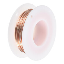 Soft Copper Wire (18 Gauge, 16.4 FT), 99.9% Pure Bare Copper Wire 1mm Solid Craft Wire for DIY Crafting Gardening Decoration (5Meter)