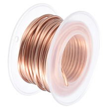 Soft Copper Wire (12 Gauge, 16.4 FT), 99.9% Pure Bare Copper Wire 2mm Solid Craft Wire for DIY Crafting Gardening Decoration (5Meter)