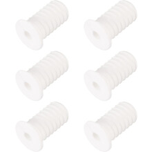 6Pcs Wall Grommets for Cables, 3/4"(19mm) Silicone Cable Wall Bushing Feed Through Cable Routing Kit with 7mm Hole Accessories Pass Through for Ethern