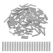 100 Pcs 1.5mm x 10mm Dowel Pins Bearing Steel Cylindrical Dowel Pins Shelf Support Peg Pin Rod Fasten Elements Metal Shelf Pegs +/-0.02mm Diameter Tol