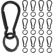 Spring Snap Clip Spring Snap Key Chain Hook with O Ring Multipurpose Candy Color Quick Link Keychain Clips Buckle