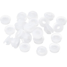 36 Pcs Silicone Plugs, Rubber Round Snap in Locking Hole Plugs for 6.5-7mm Hole, Hole Stoppers Waterproof Hole Plug for Metal Tube, Furniture End Caps