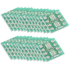 SSOP 8PIN 0.65 / SOP 8PIN 1.27 to DIP Adapter PCB Board Surface Mounted Devices Converter 25pcs
