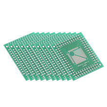 TQFP (32-100PIN) 0.5 / TQFP (32-64PIN) 0.8 to DIP Adapter PCB Board Surface Mounted Devices Converter 10pcs