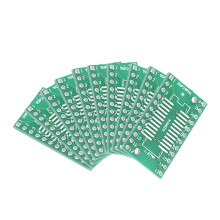 SSOP 24PIN 0.65 / SOP 24PIN 1.27 to DIP Adapter PCB Board Surface Mounted Devices Converter 10pcs