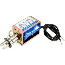 DC 12V 25N 10mm Stroke Pull Type Open Frame Solenoid Electromagnet Linear Motion JF-1039