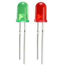 100pcs 2 Colors x 50pcs 5mm Red Green LED Diode Lights Colored Lens Diffused Round 20mA Lighting Bulb Lamp Electronic Components Light Emitting Diodes