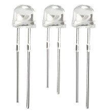 1000pcs 5 Colors x 200 pcs 5mm Red Green Blue Yellow White LED Diode Light Clear Straw Hat 20mA Lighting Bulb Lamp Electronic Component Emitting Diode