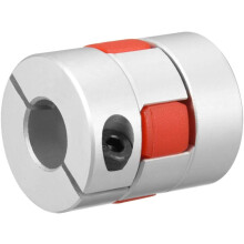 Shaft Coupling 12.7mm to 12.7mm Bore L35xD30 Flexible Coupler Joint for Servo Stepped Motor
