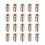 Wood Furniture M6x25mm Threaded Insert Nuts Interface Hex Socket Drive 20pcs 1