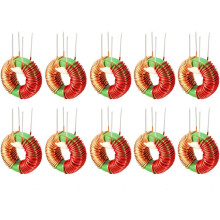 10Pcs Vertical Toroid Magnetic Inductor Monolayer Wire Wind Wound 10mH 3A Inductance Coil