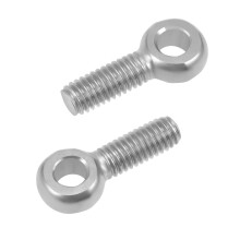 M6 x 20mm Machinery Shoulder Swing Lifting Eye Bolt 304 Stainless Steel Metric Thread 5pcs