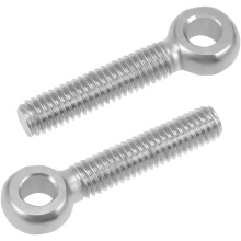 M6 x 30mm Machinery Shoulder Swing Lifting Eye Bolt 304 Stainless Steel Metric Thread 5pcs
