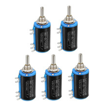 22K Ohm Adjustable Resistors Wire Wound Multi Turn Precision Potentiometer Pots 5pcs