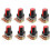 8Pcs 50K Ohm Variable Resistors Single Turn Rotary Carbon Film Taper Potentiometer with Knobs 1