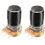 2Pcs 1K Ohm Variable Resistors Single Turn Rotary Carbon Film Taper Potentiometer with Knobs 1