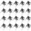 20Pcs Momentary PCB Side Mounting Fixed Bracket Pushbutton Push Button Tact Tactile Switch DIP 2 Terminals 6x6x6mm 1