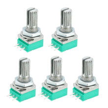 RK097N 50K Ohm Variable Resistors Single Turn Rotary Carbon Film Taper Potentiometer 5pcs