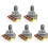 WH148 1M Ohm Variable Resistors Single Coil Film Potentiometer 5pcs 1