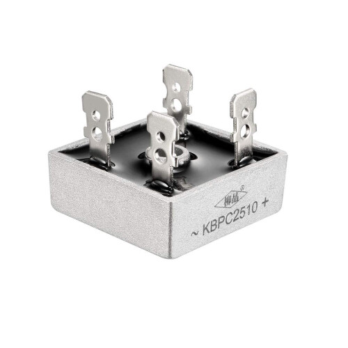 KBPC2510 1000V 25A Single Phase Bridge Rectifier Half-Wave Gray