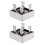 KBPC1510 1000V 15A Single Phase Bridge Rectifier Half-Wave Gray 2Pcs 1
