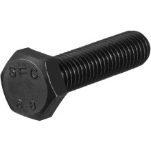M10x45mm Hex Head Screw Bolts Fastener Grade 8.8 Carbon Steel Black 8pcs