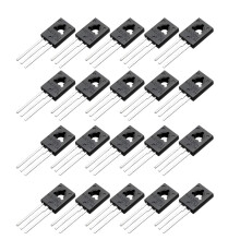 20 Pcs 13003 Transistor TO-126 NPN 3 Pins PCB Through Hole Bipolar 400V 1.5A 1.25W