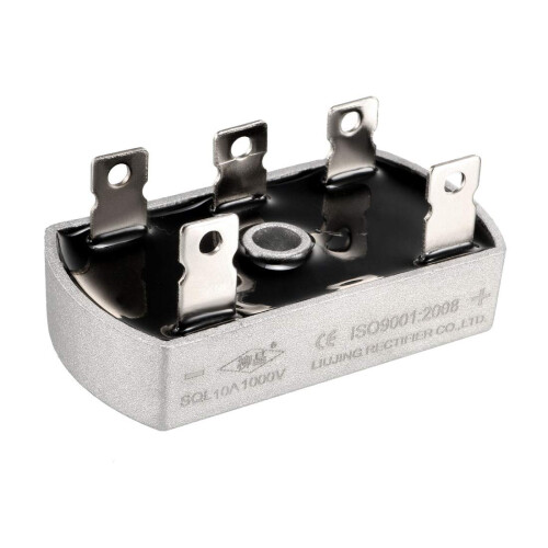 SQL 10A 1000V Three Phase Bridge Rectifier Half-Wave Gray