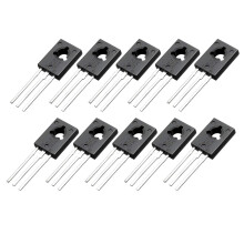 10Pcs B772 Transistor TO-126 PNP 3 Pins PCB Through Hole Bipolar Transistor 30V 3A