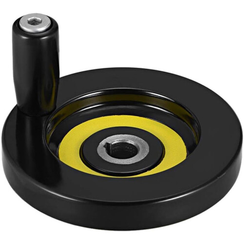 Hand Wheel 80mm Diameter 10mm Hole Diameter for Milling Machine