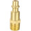 High-Flow Plug, Brass Quick Coupler Plug Air Hose Fitting Quick-Connect Fitting, 1/4" NPT Male Plug 1
