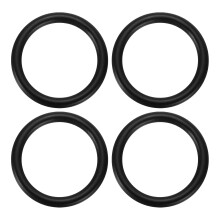 4Pcs 304 Stainless Steel O Ring, M6 x 35 x 47mm(WD. x ID. x OD.) Seamless Welded Circle Loop Round Ring Buckles for Luggage Webbing Craft DIY Decorati