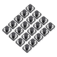 12x12x8mm Panel Mini/Micro/Small PCB Momentary Tactile Tact Push Button Switch DIP 20PCS