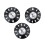 3Pcs Electric Guitar Knobs Guitar Potentiometer Control Knobs 6mm Rotary Shaft 6