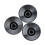 3Pcs Electric Guitar Knobs Guitar Potentiometer Control Knobs 6mm Rotary Shaft 7
