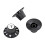 3Pcs Electric Guitar Knobs Guitar Potentiometer Control Knobs 6mm Rotary Shaft 9