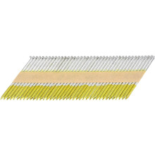 500Pcs 34 Degree 0.113" x 2-3/8" Framing Nails, Galvanized Carbon Steel Paper Collated Nails for Furniture/Constructions, Color Zinc