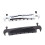 Bridge Saddle Tailpiece for LP Style Electric Guitar Replacements without Code Silver 5