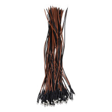 50pcs 1.8mm LED Diode Lights, Warm White Light DC 12V Pre-Wired Small Emitting LED Light High Brightness