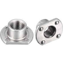 Weld Nuts,7/16-20 Tab Base Carbon Steel Machine Screw 4 Projection Silver 10Pcs