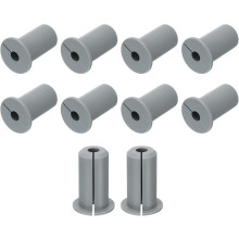 10Pcs Wall Grommets for Cables 3/4 Inch Silicone Cable Wall Bushing Feed Through Cable Routing Kit Accessories Wall Cable Pass Through for Ethernet wi