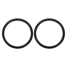 2Pcs 304 Stainless Steel O Ring, M8 x 30 x 46mm(WD. x ID. x OD.) Seamless Welded Circle Loop Round Ring Buckles for Luggage Webbing Craft DIY Decorati