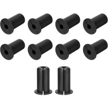 10Pcs Wall Grommets for Cables 3/4 Inch Silicone Cable Wall Bushing Feed Through Cable Routing Kit Accessories Wall Cable Pass Through for Ethernet wi